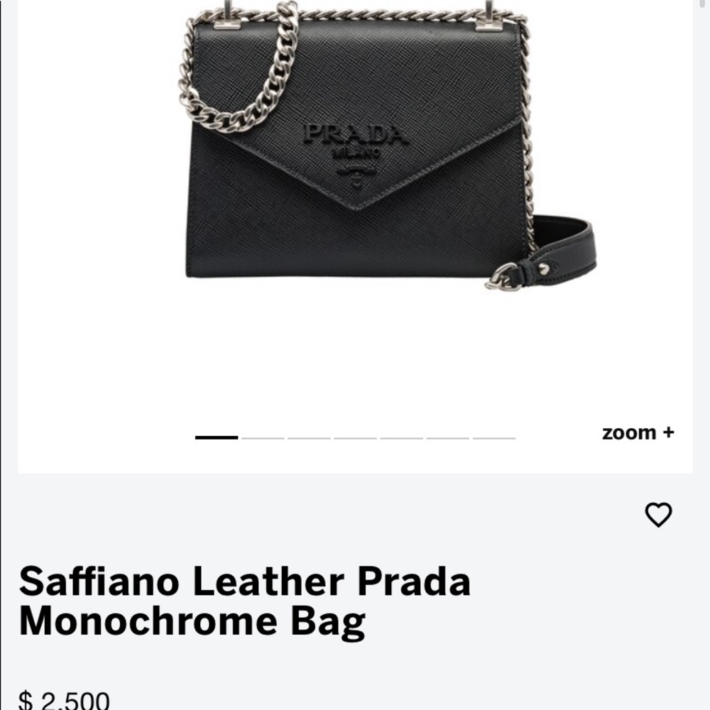 Prada saffiano black leather - Picture 7 of 7
